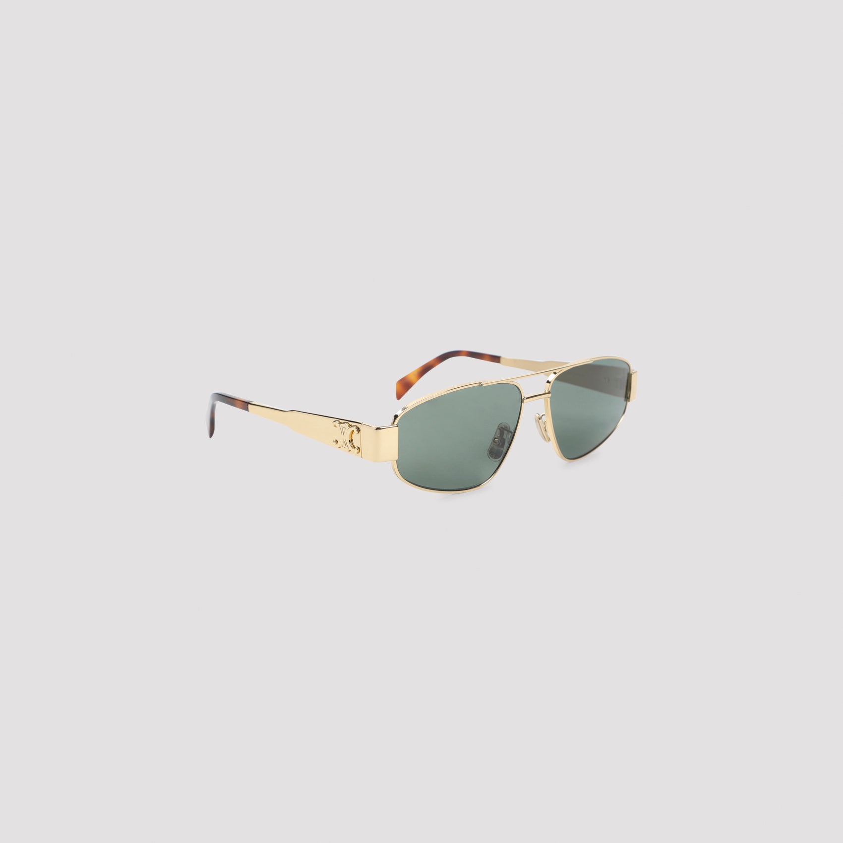 Metallic Gold Frame Sunglasses