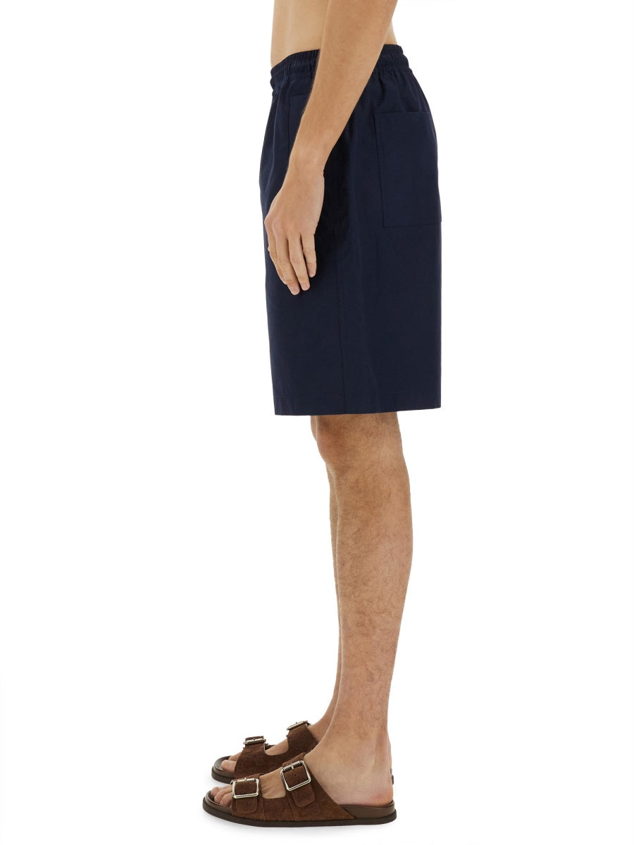 Tailored Poplin Shorts with Minimalist Design