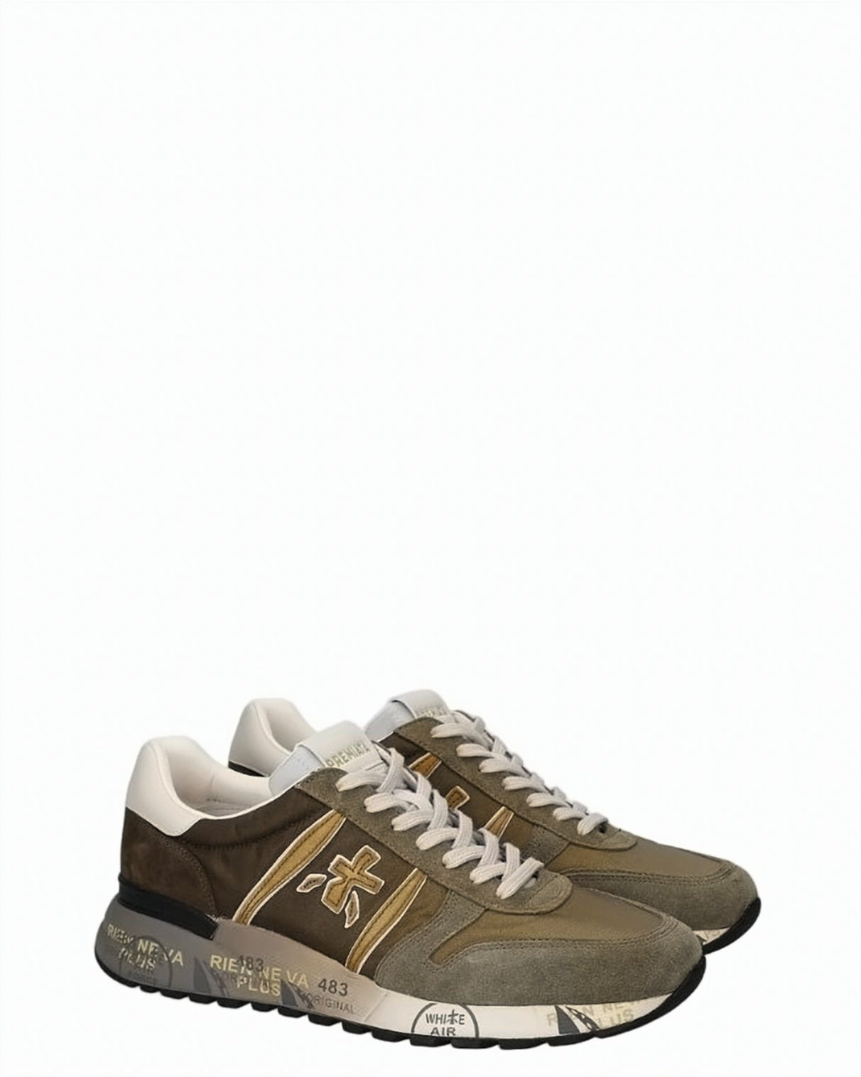 Lander 8009 Suede Insert Sneakers