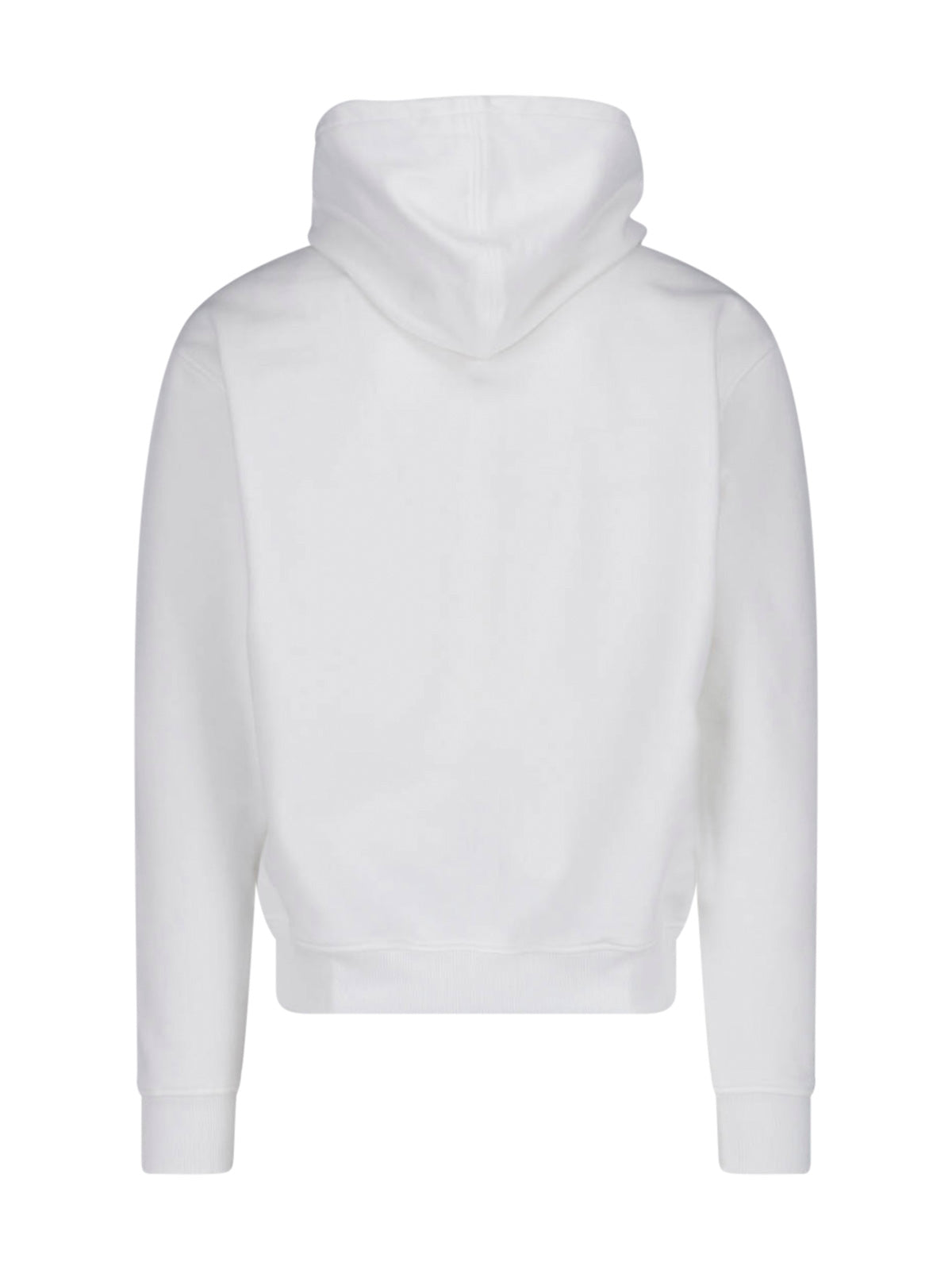 White Ami de Cœur Kangaroo Pocket Hoodie
