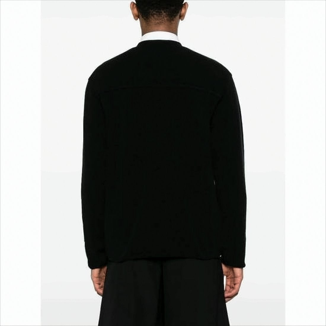 Classic Crew Neck Black Sweater