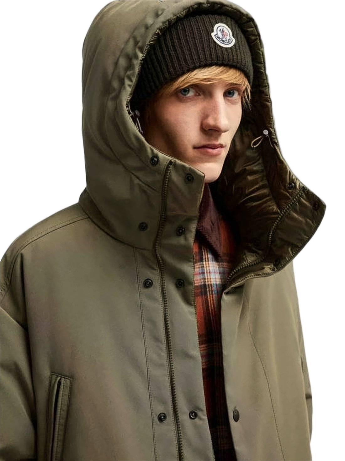Matte Olive Green Down Jacket