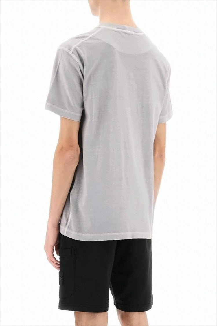 Heathered Grey Crew Neck T-Shirt