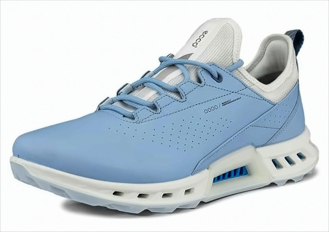 Soft Blue Leather Sneakers
