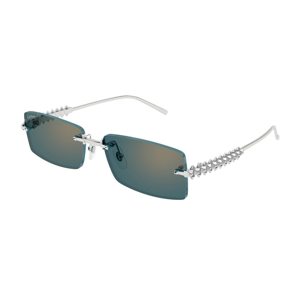 Ct0604S Clash De Rectangular Rimless Sunglasses