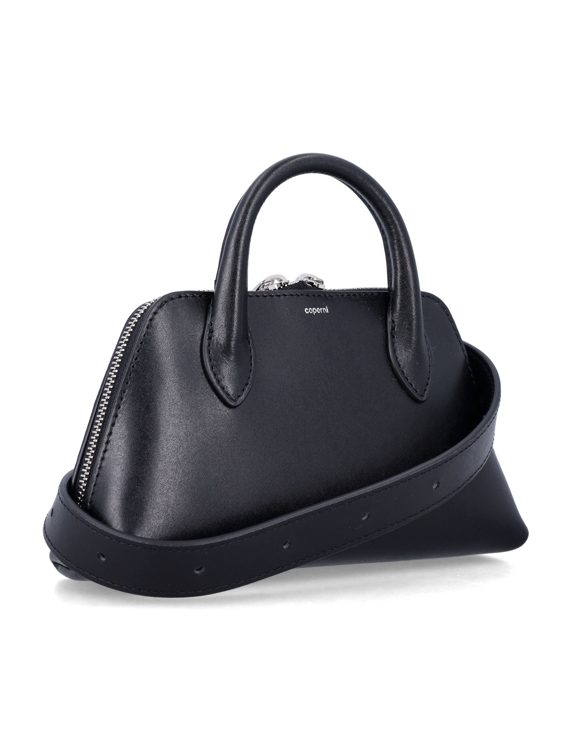 Leather Duffle Belt Bag