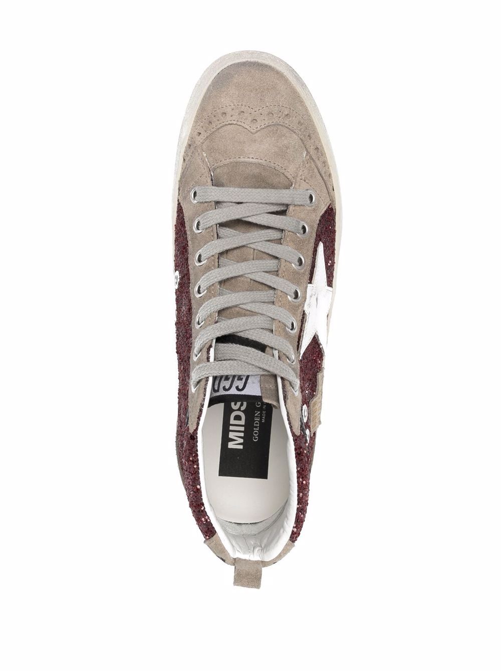 Mid-Top Sneakers with Silk