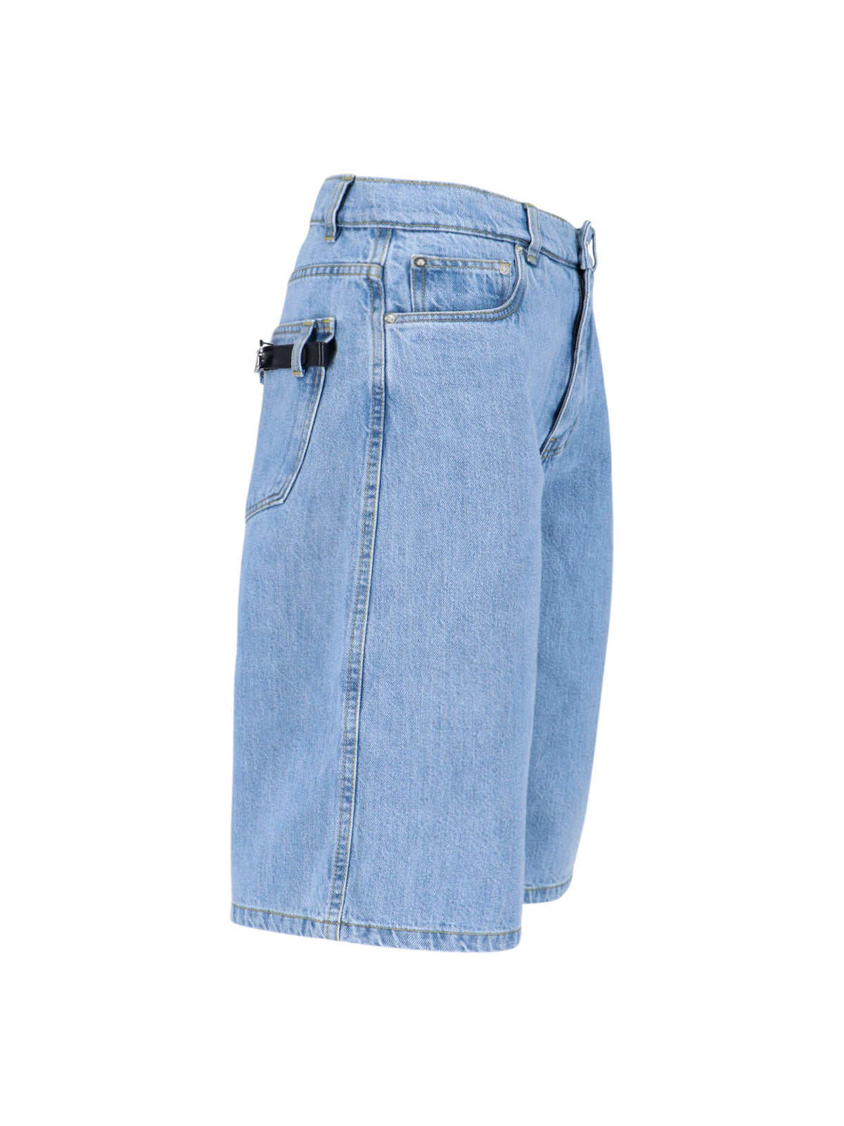Denim Shorts In Light Blue Cotton