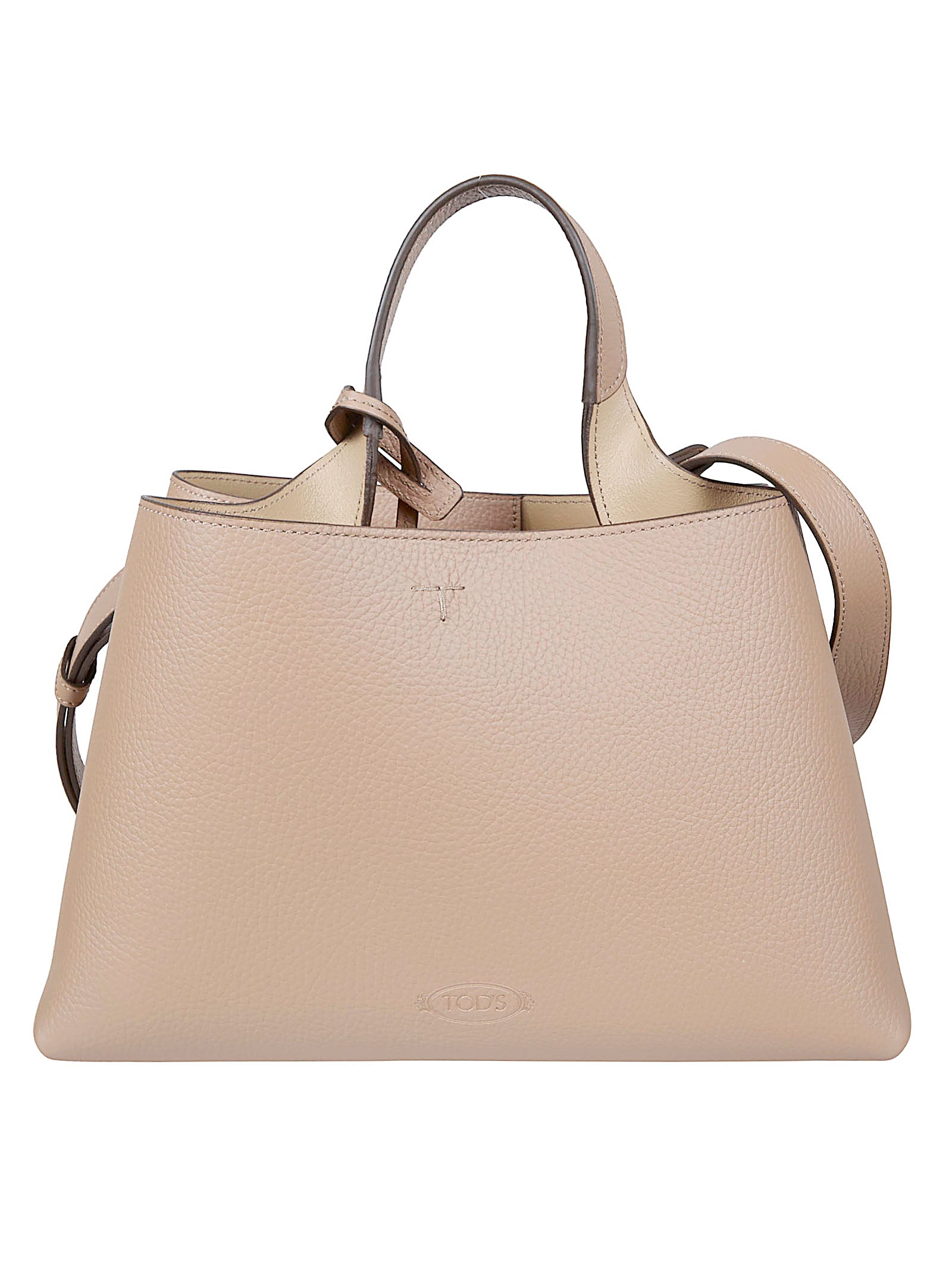 Pebbled Calfskin Shoulder Bag