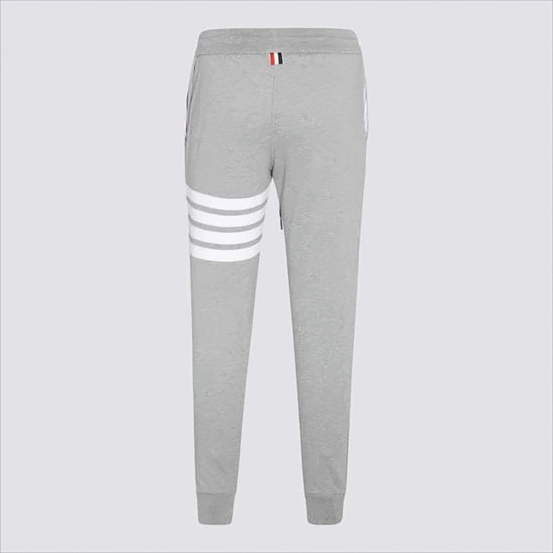 Slim-Fit Heather Grey Jogger Pants