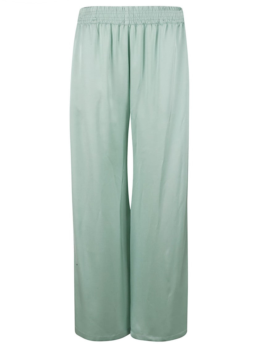 Relaxed Wide-Leg Trousers With Elasticated Waistband
