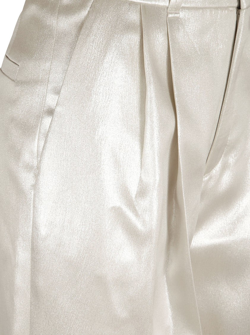 Wide-Leg Trousers With High Waist