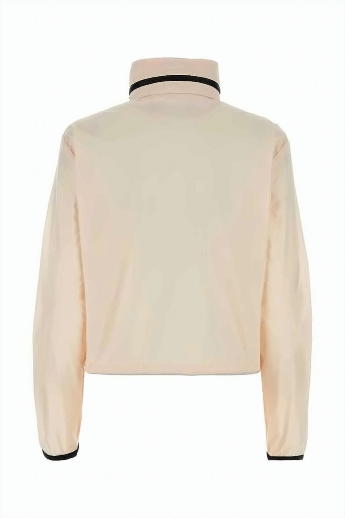 Cropped Jacket with High Collar