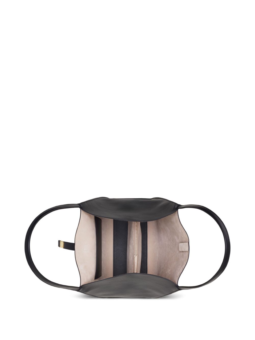 Structured Leather Tote Bag