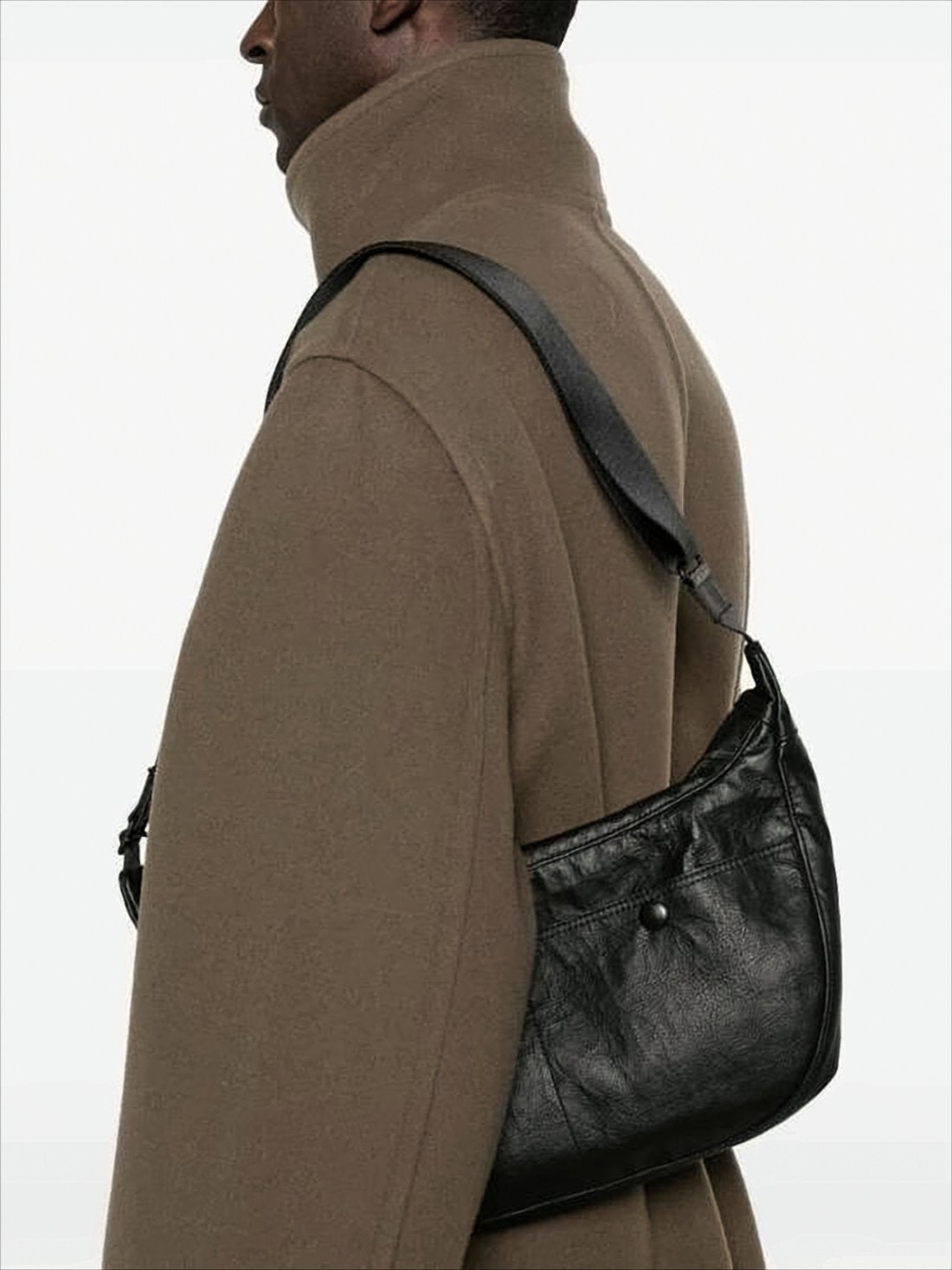 Crescent-Shaped Porter Freestyle Shoulder Bag