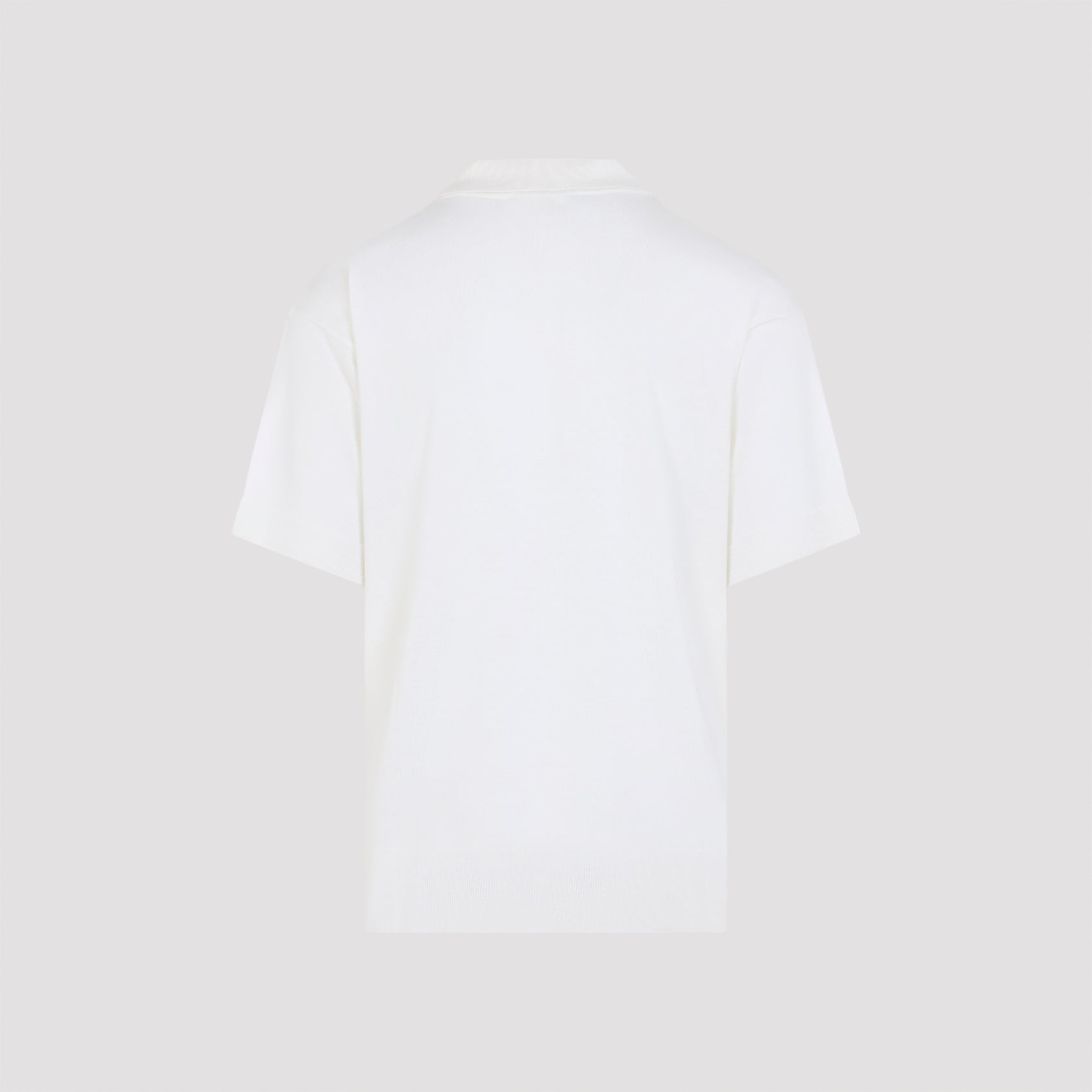 Wool-Silk Blend Polo Shirt with Classic Collar