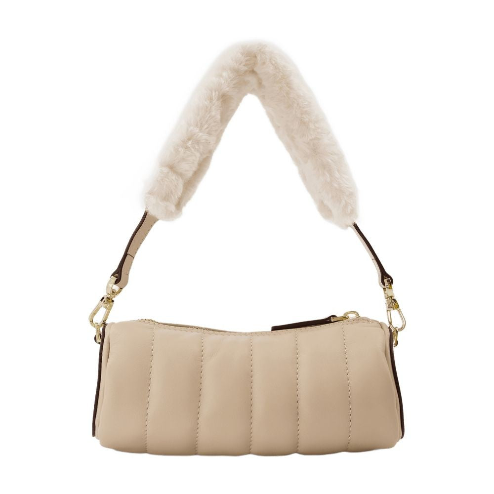 Mini Padded Cylinder Hand Bag
