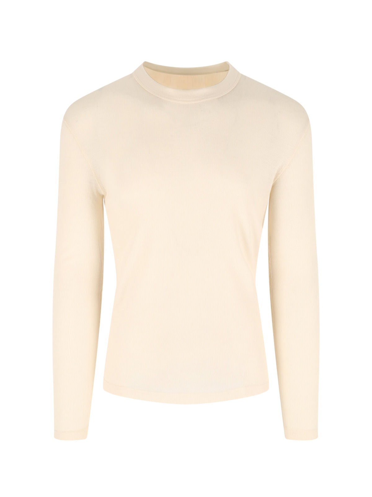 Wool Rib Sweater Cream