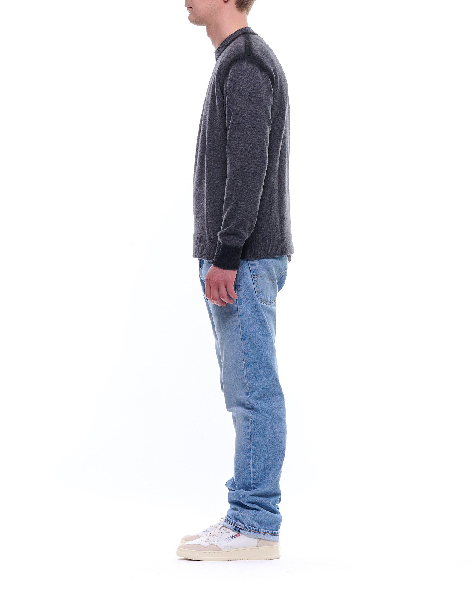 Black Airbrush Crewneck Sweater