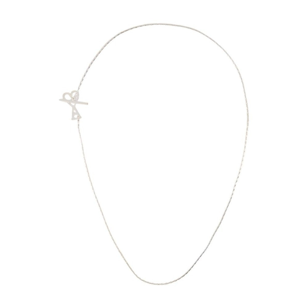 Adc 2 In 1 Necklace - Metal - Silver