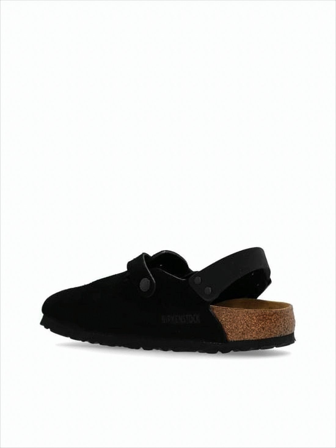 Closed-Toe Suede Sandals with Adjustable Strap