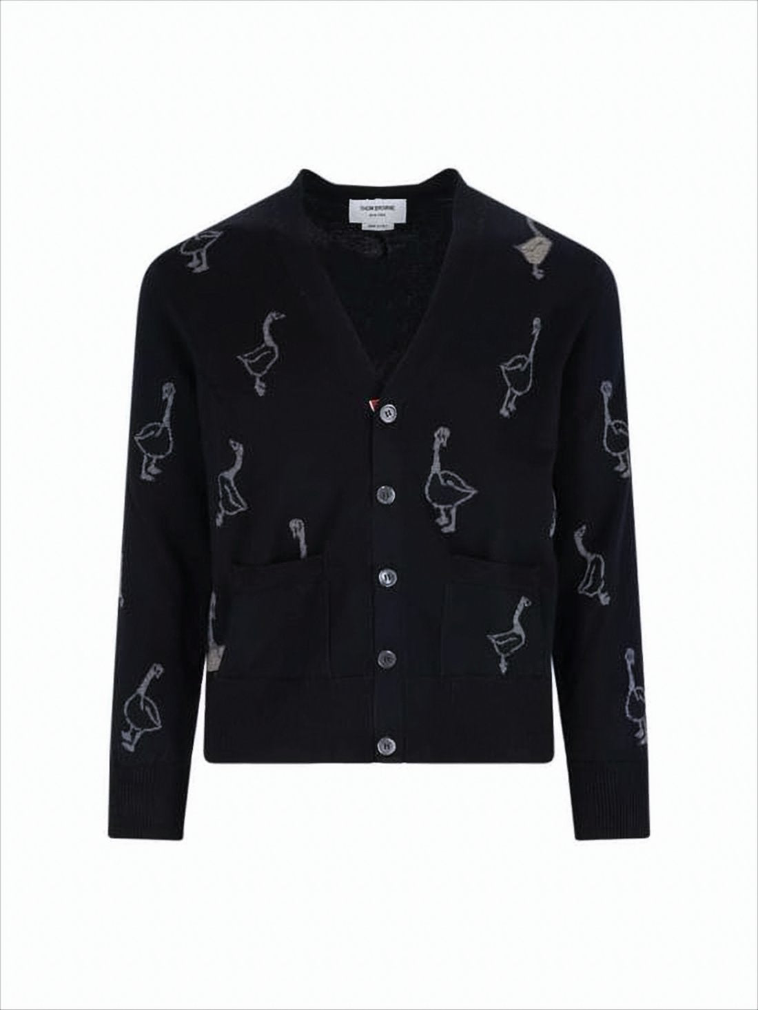 Wool and Cotton Blend Cardigan