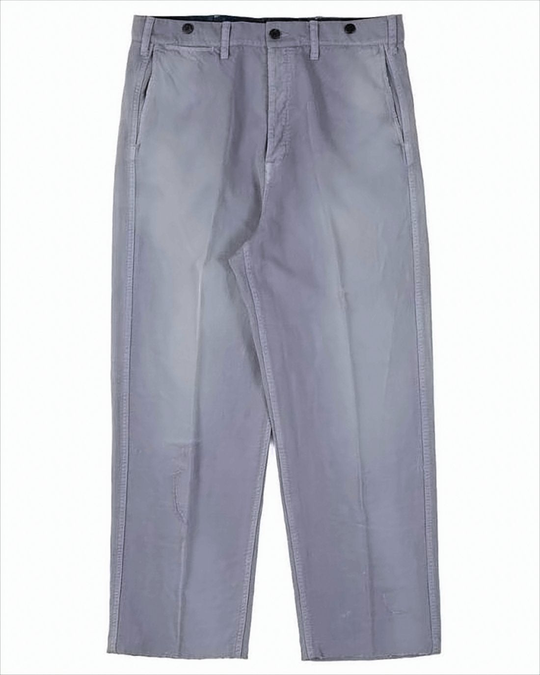 Tailored Grey Straight Pants