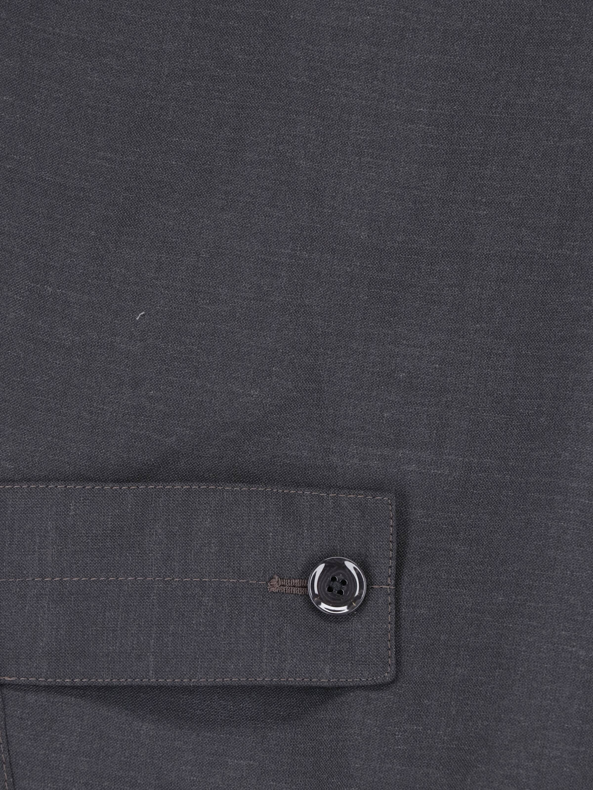 Black Cropped Wide-Leg Adjustable Trousers