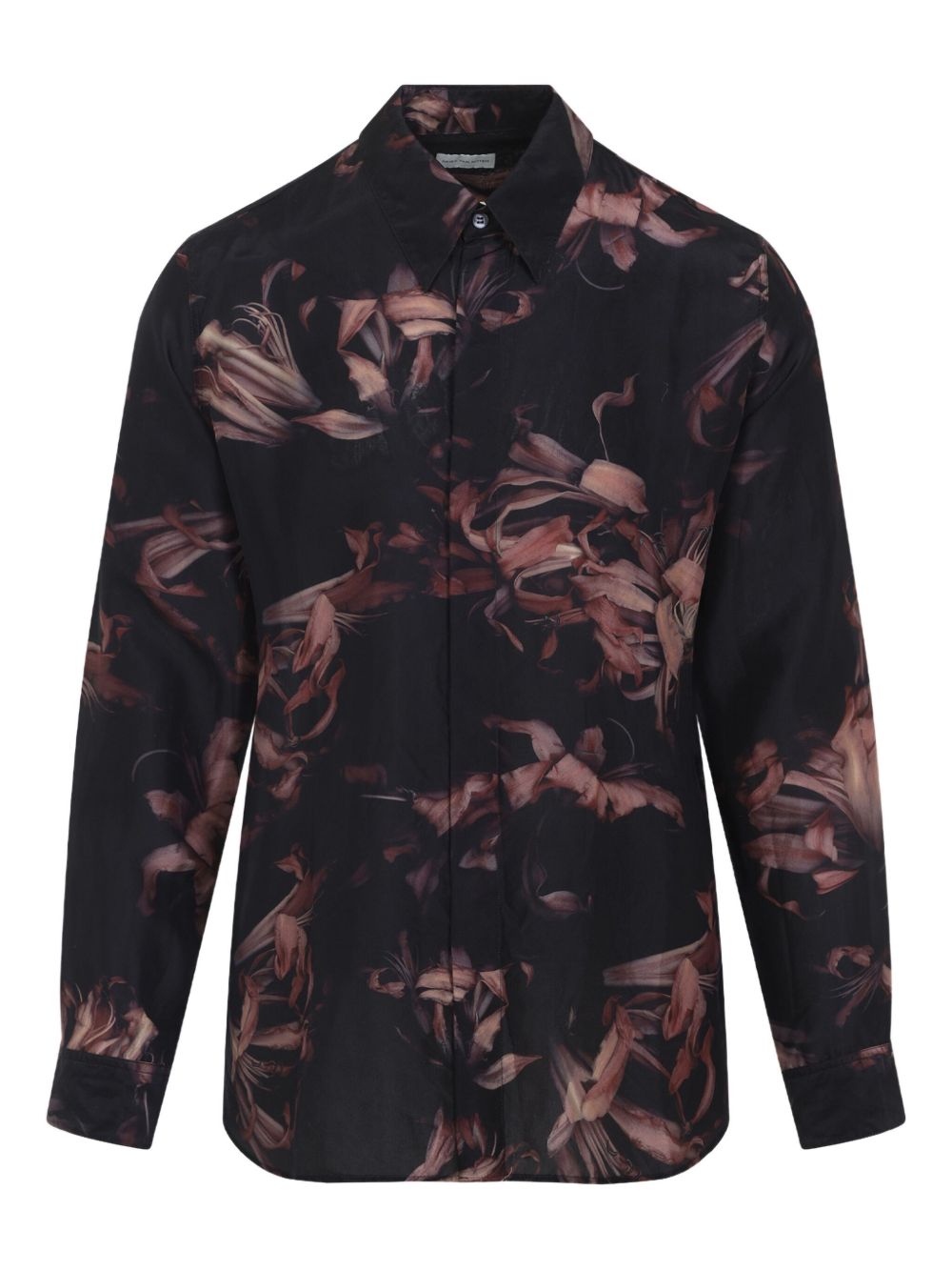 Silk Shirt with Floral Print