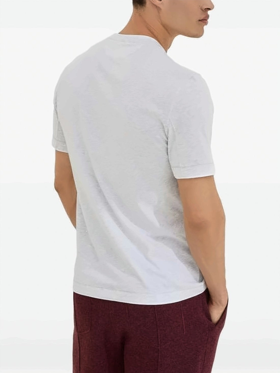 Layering Comfort Cotton Jersey Crewneck T-Shirt