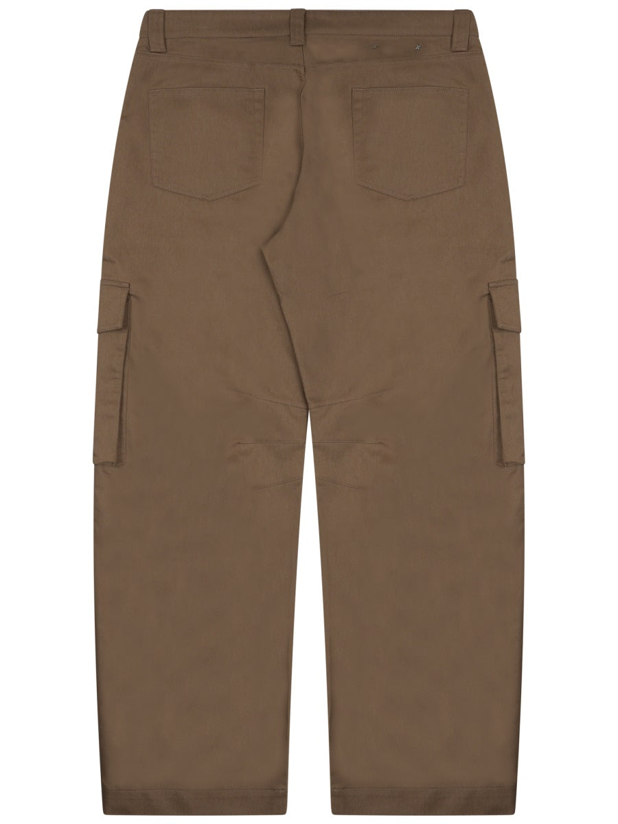 Relaxed Fit Cargo Pants With Signature Logo