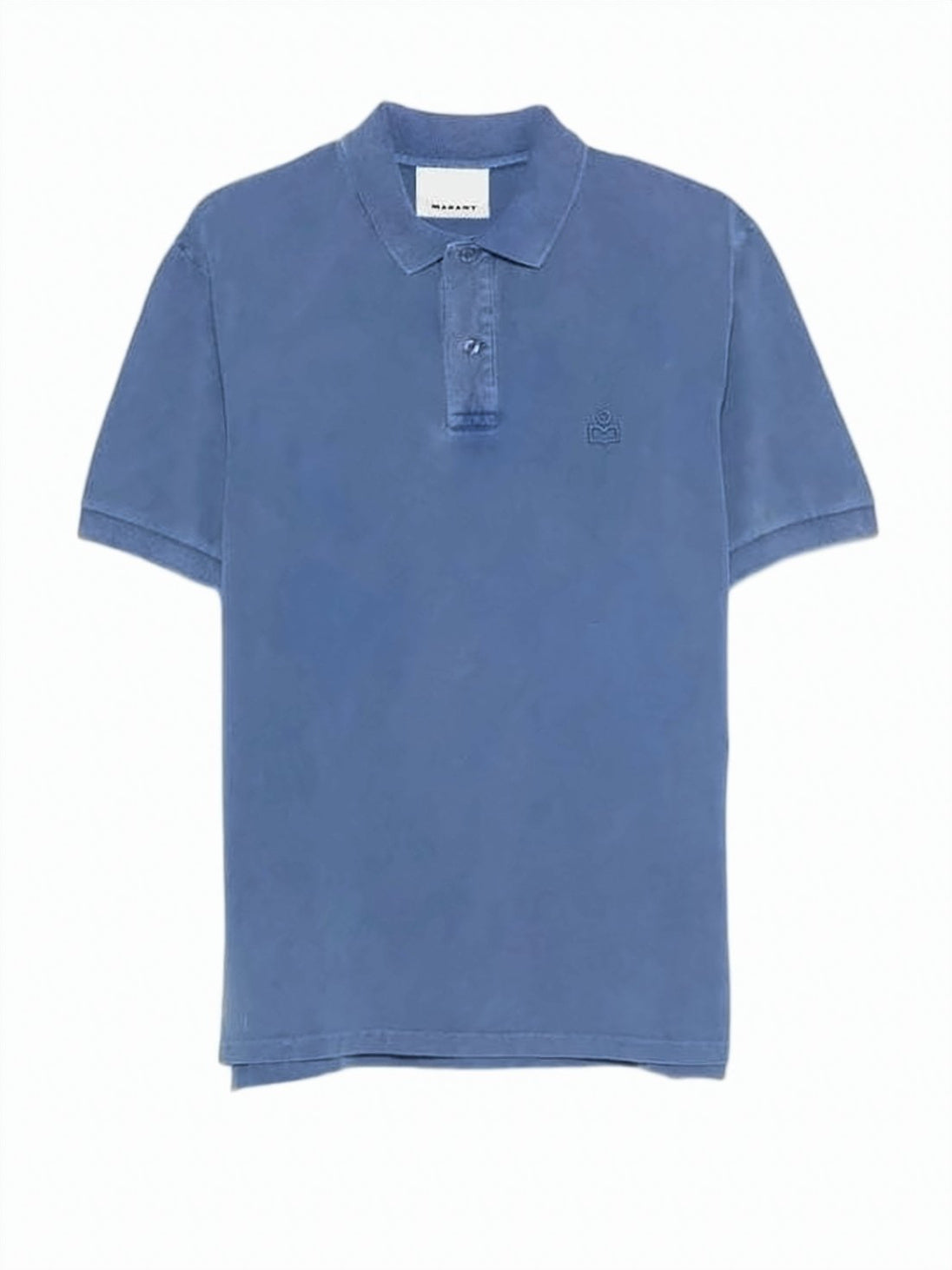Washed Fabric Polo Shirt