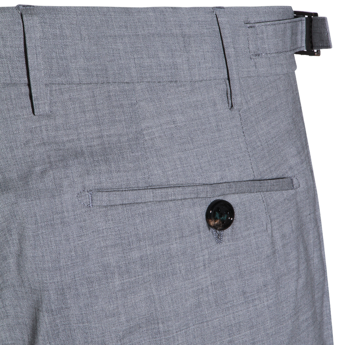 High-Waisted Tapered Trousers with Pleated Detail