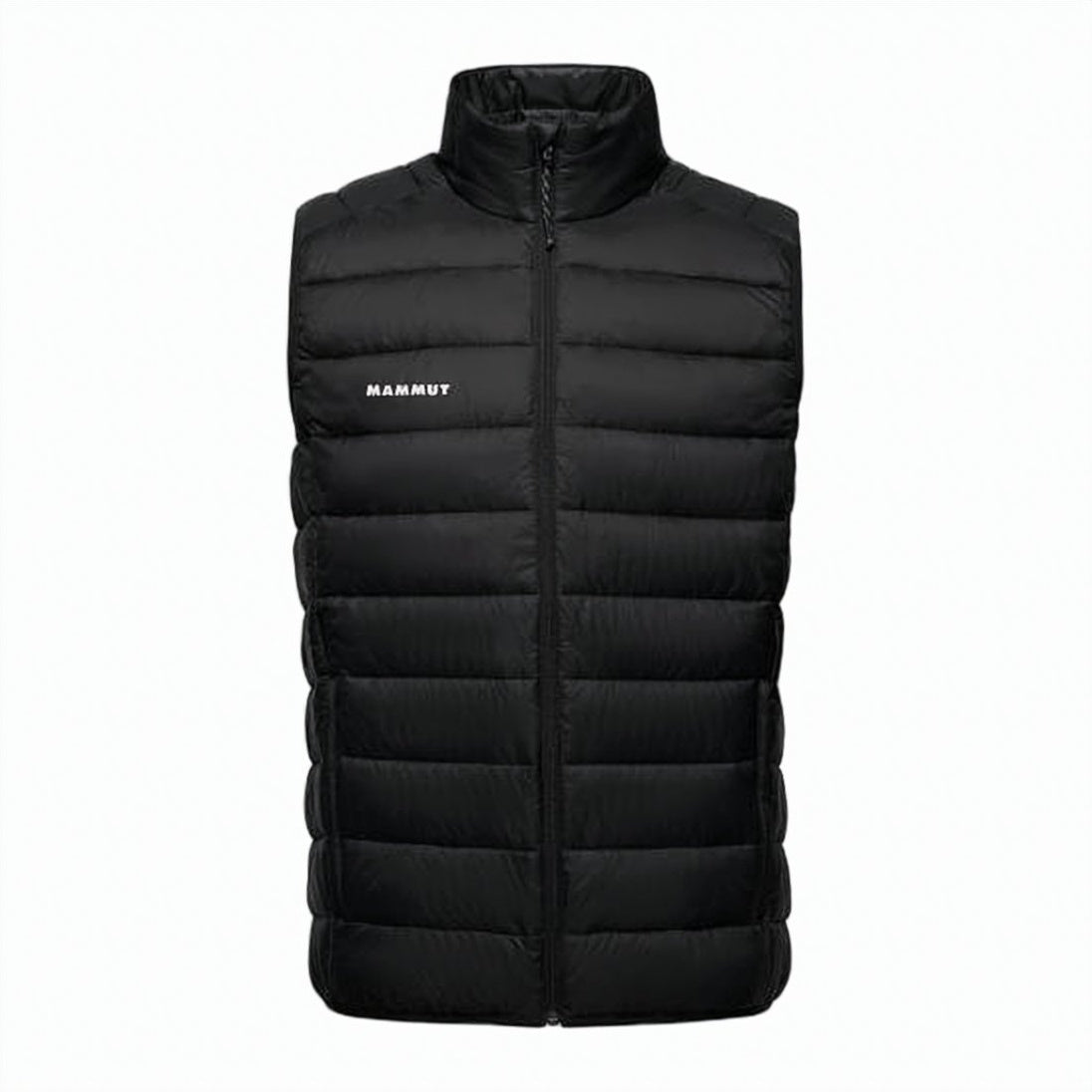 Sleeveless Padded Vest With High Collar