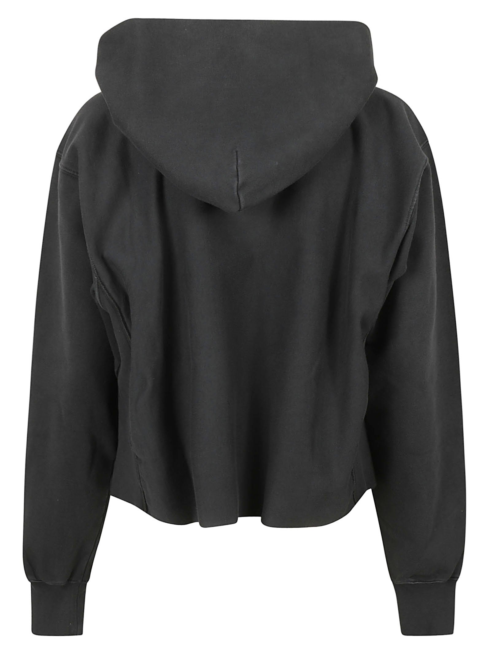 Cropped Black Hoodie