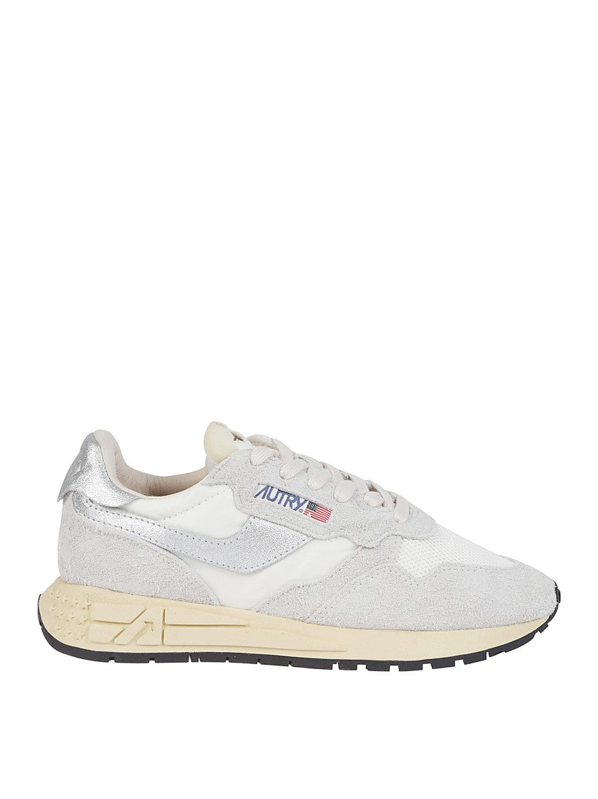 Retro Athletic Sneakers With Suede