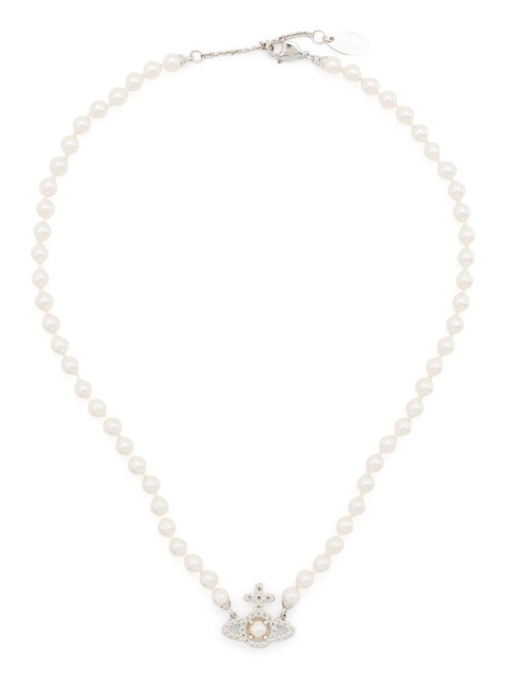 Cream White Freshwater Pearl Orb Necklace