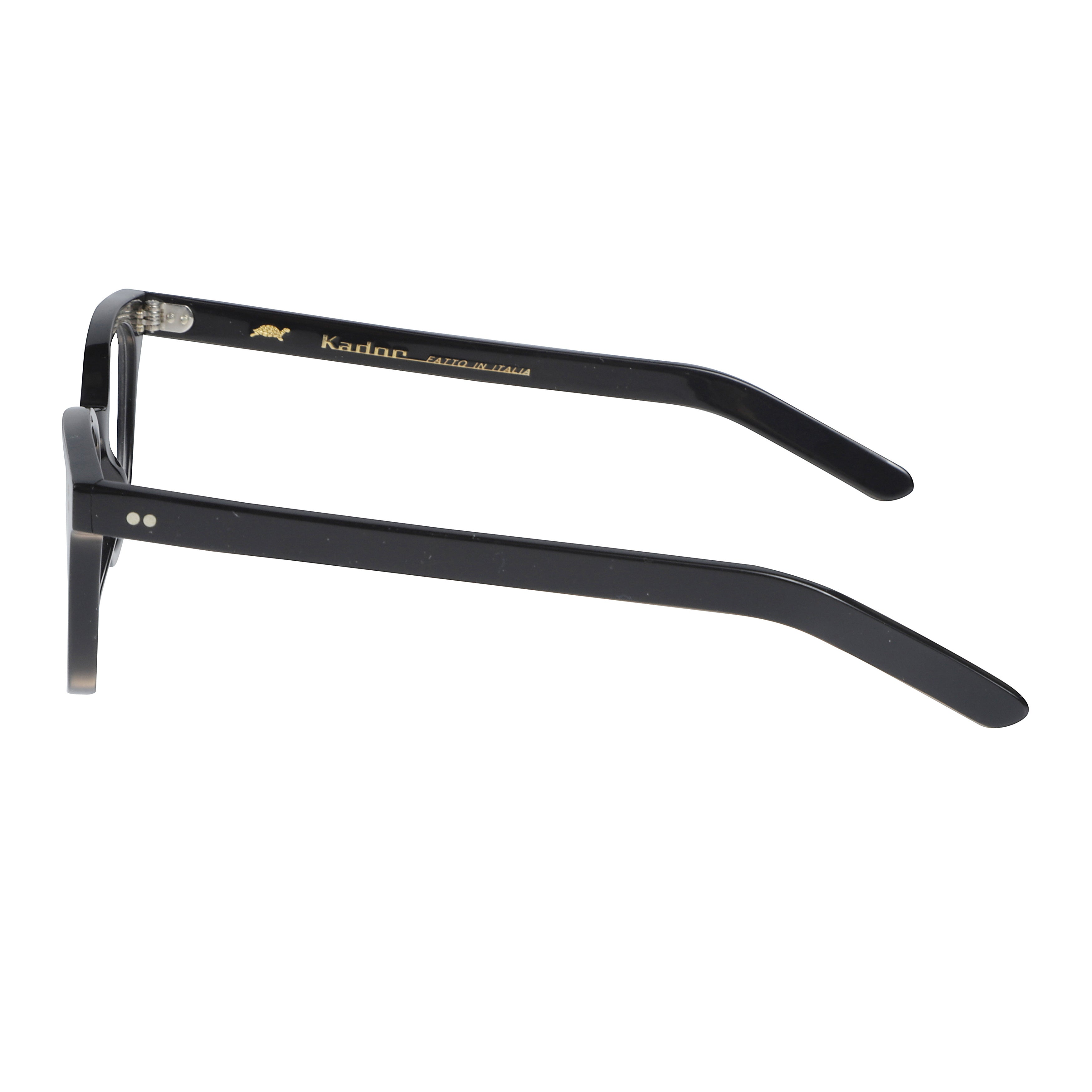 Klassiko Bold Black Rectangular Frame Eyeglasses