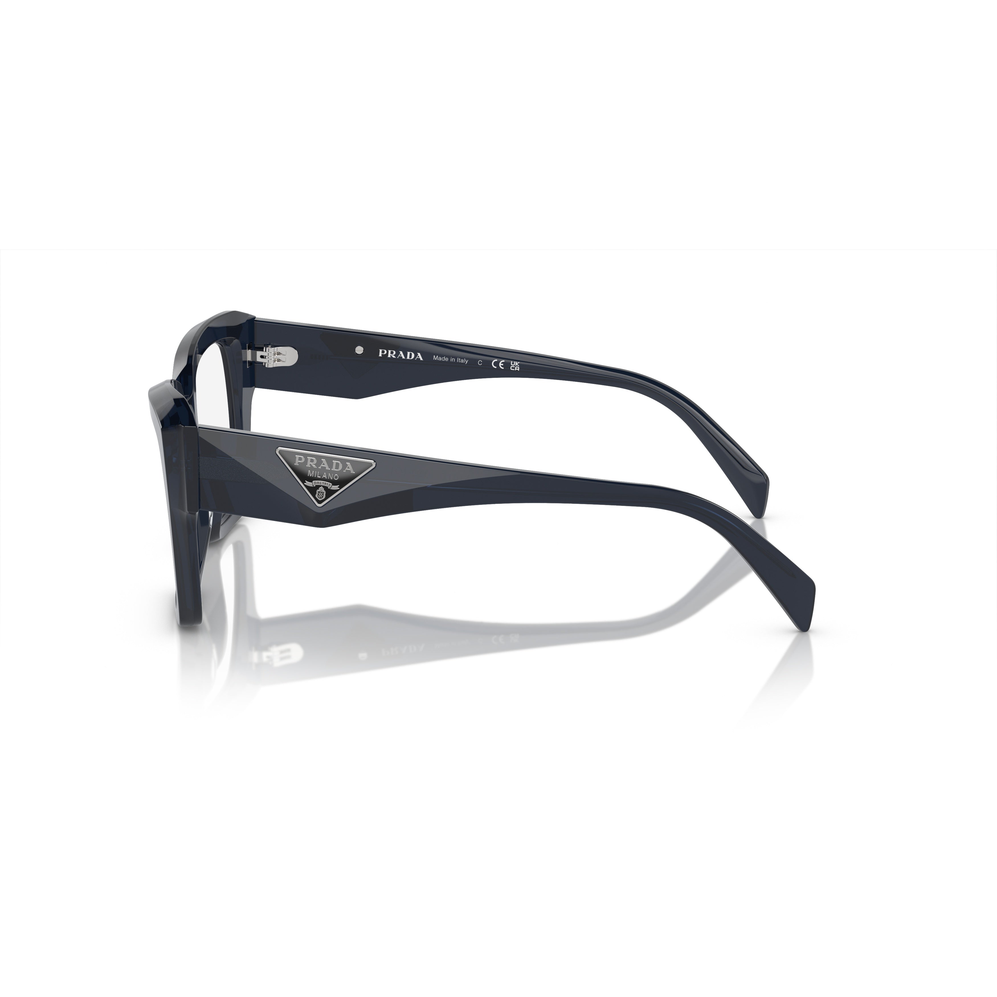 0pr 09zv Oversized Black Acetate Eyeglasses