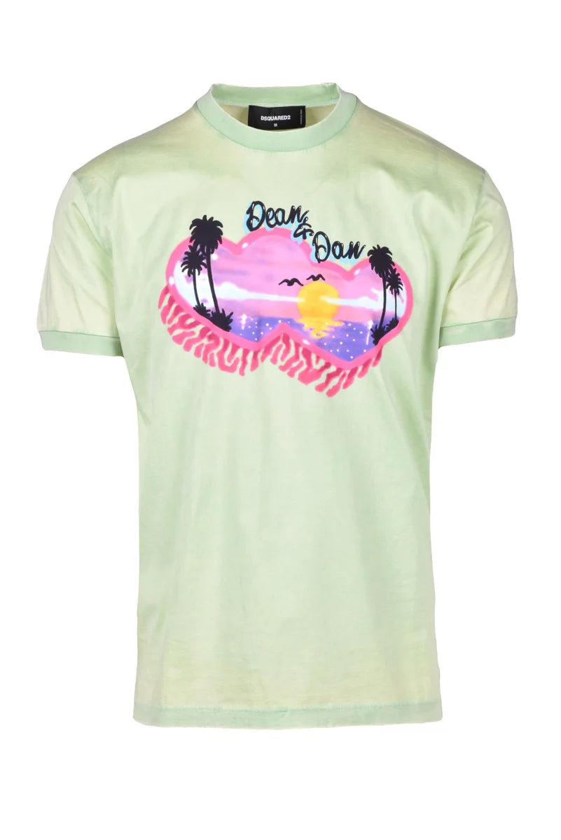 Cotton T-shirt - Pistachio
