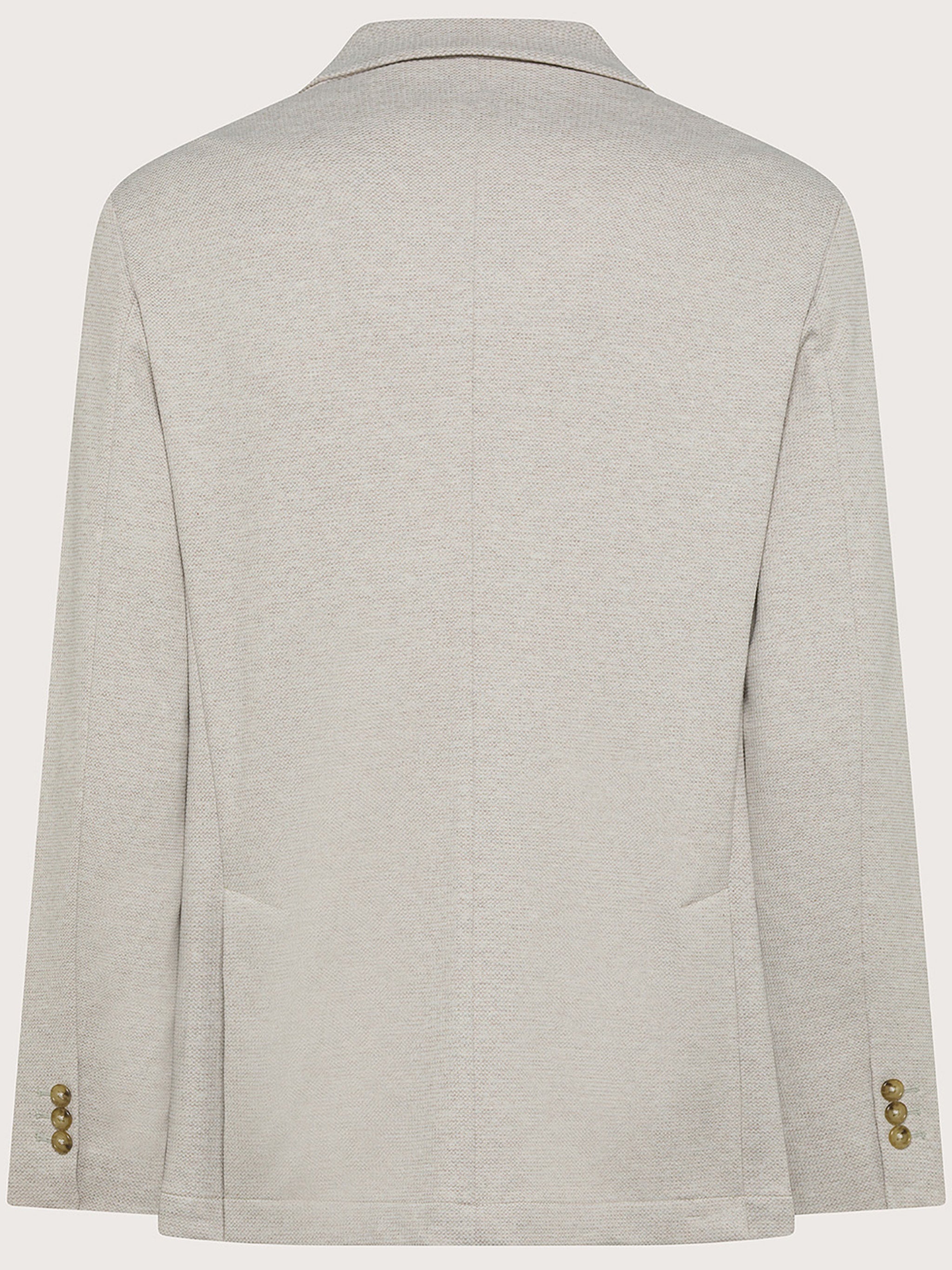 Light Beige Tailored Casual Blazer Jacket