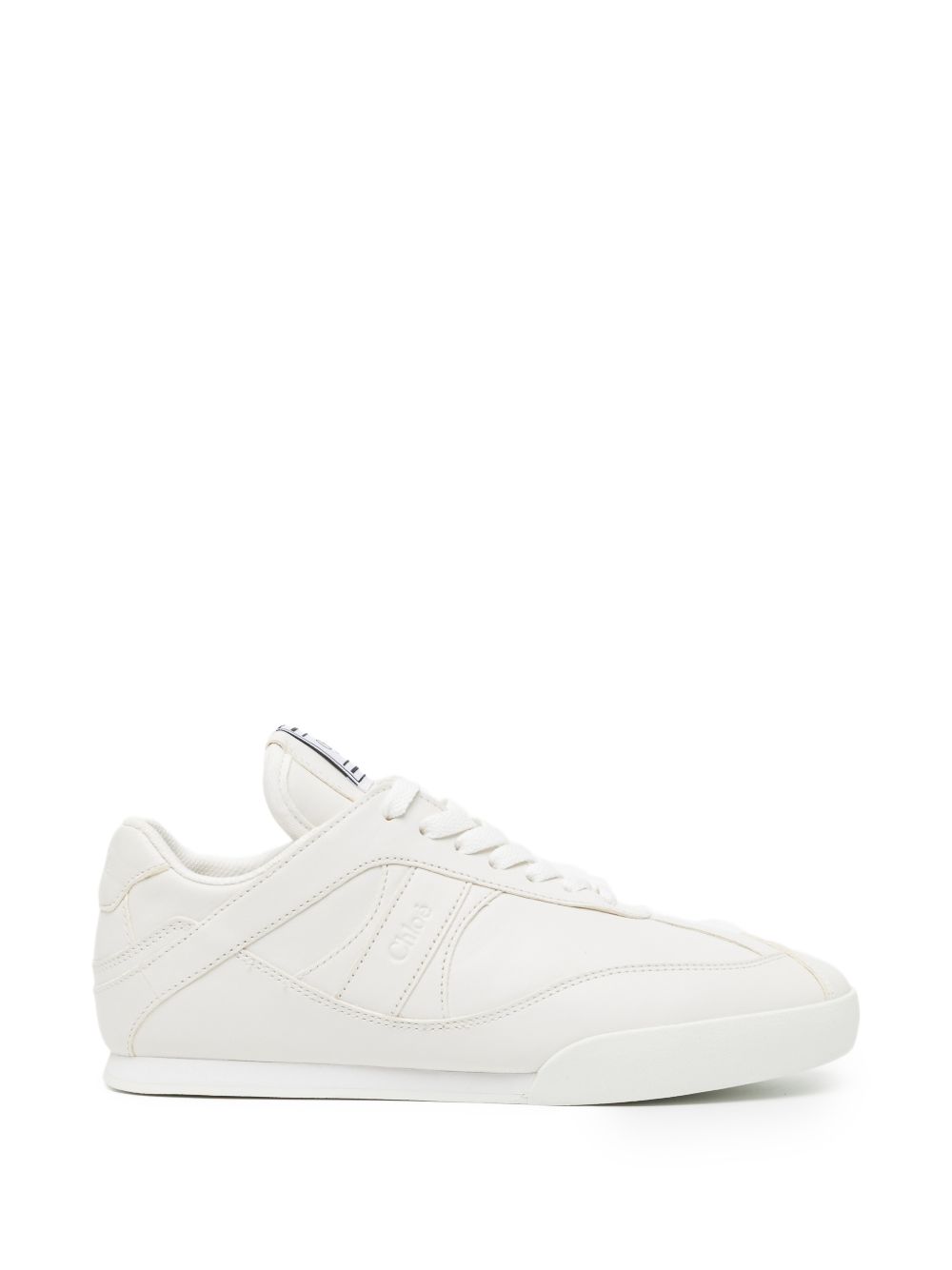 Lace-Up Flats with Padded Collar