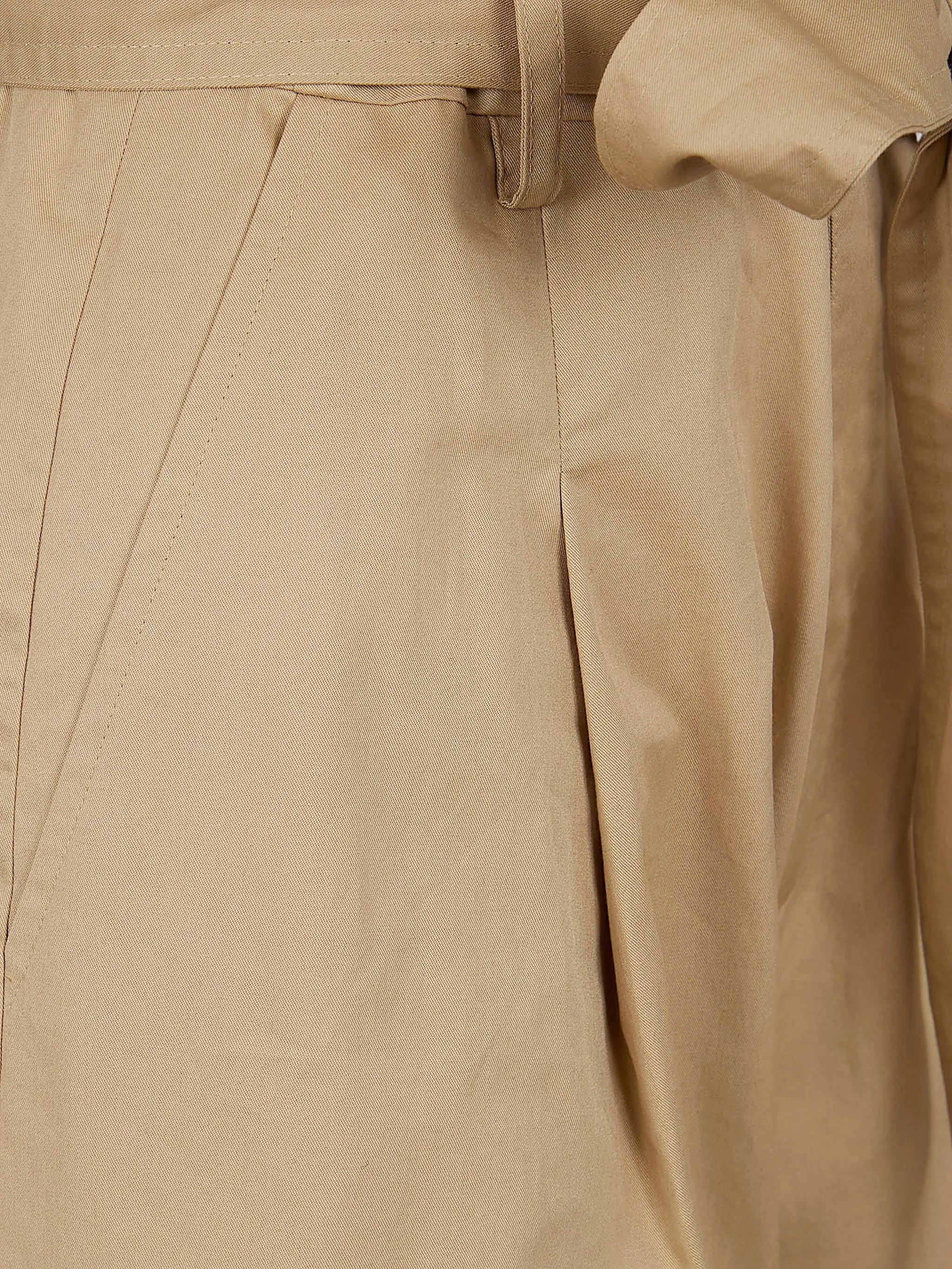 Light Beige Woven Wide Leg Jumpsuit