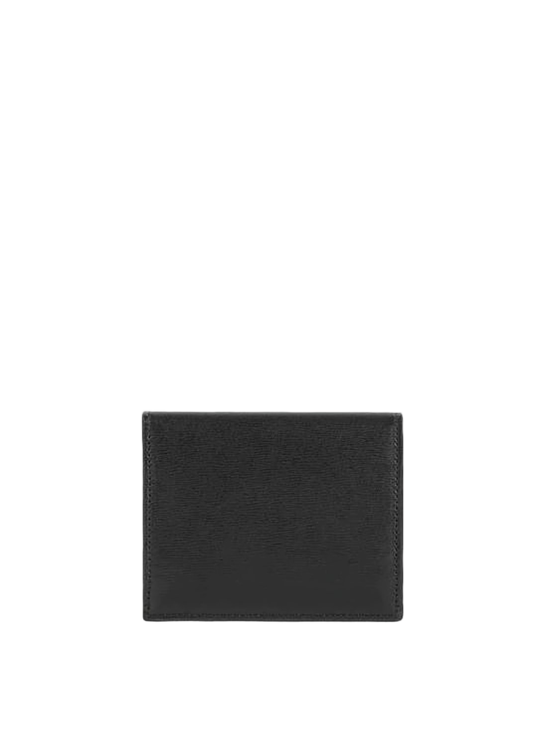 Sleek Black Cowhide Leather Wallet
