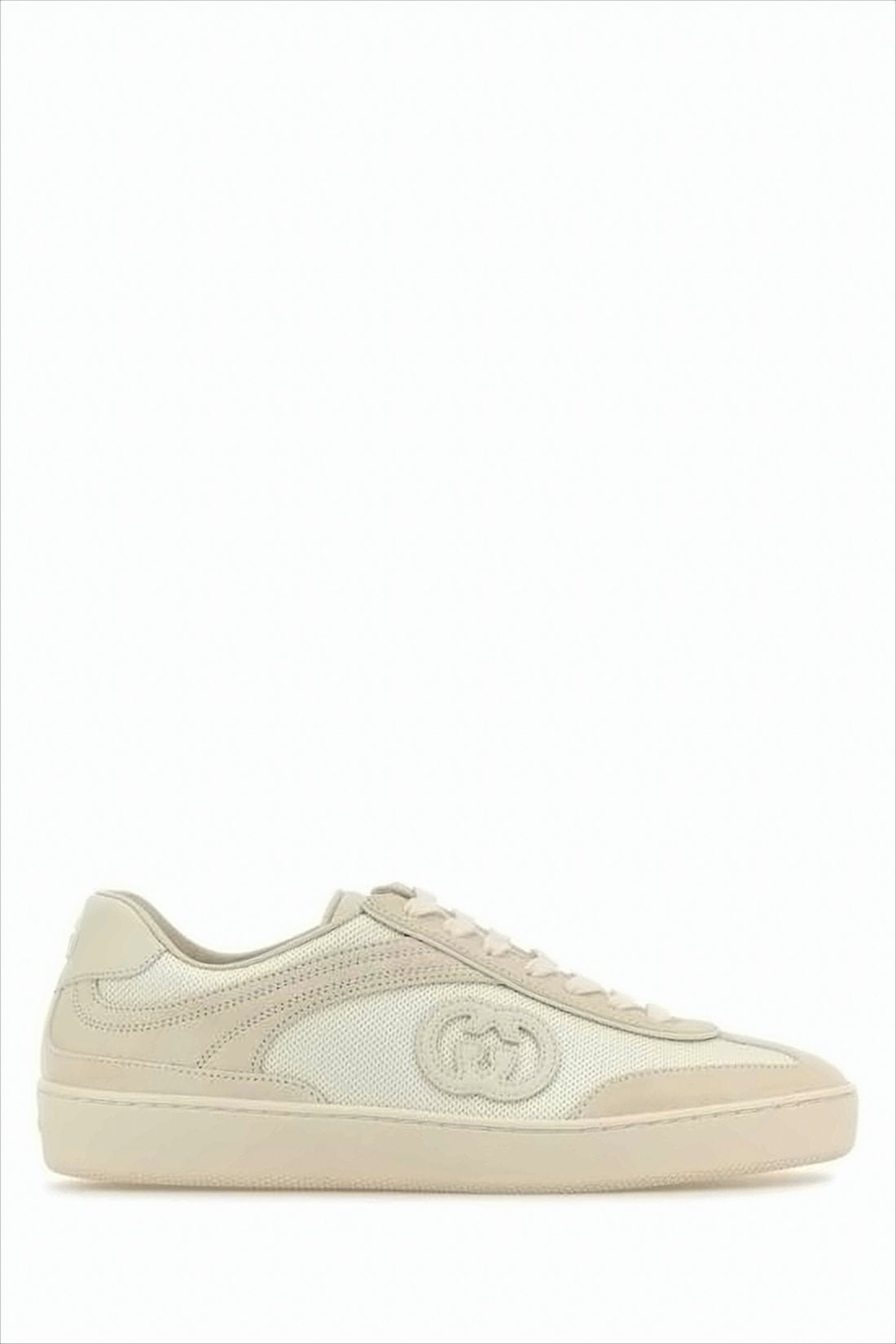 Interlocking G Low-Top Sneakers with Suede