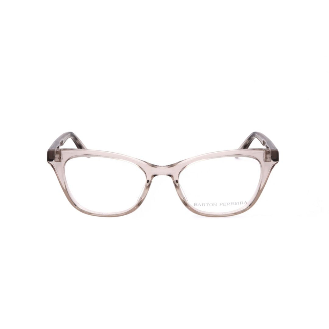 Bp5042 491cq Translucent Plastic Cat-Eye Eyeglasses with Curved Temples
