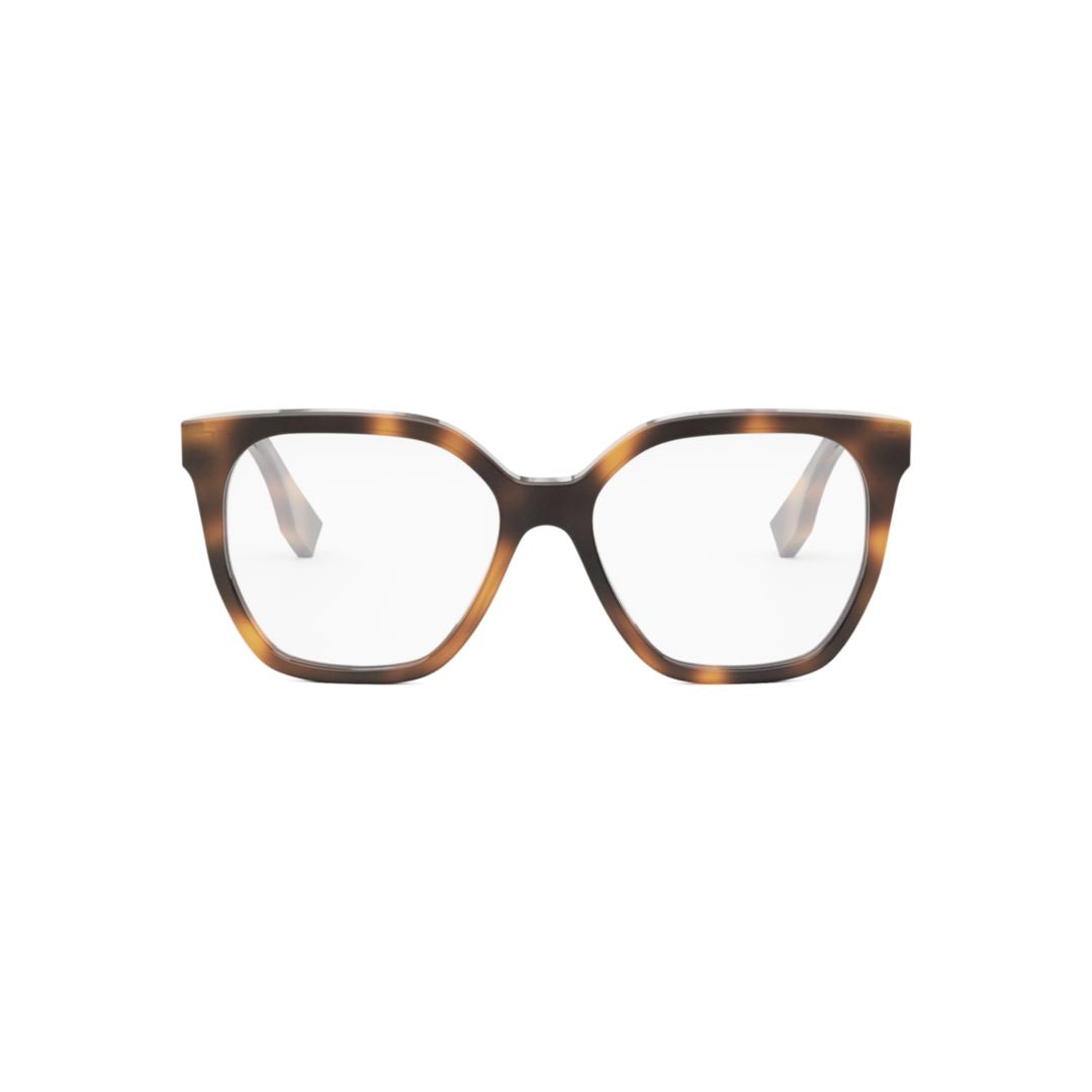 Fe50087i Oversized Tortoiseshell Square Frame Sunglasses