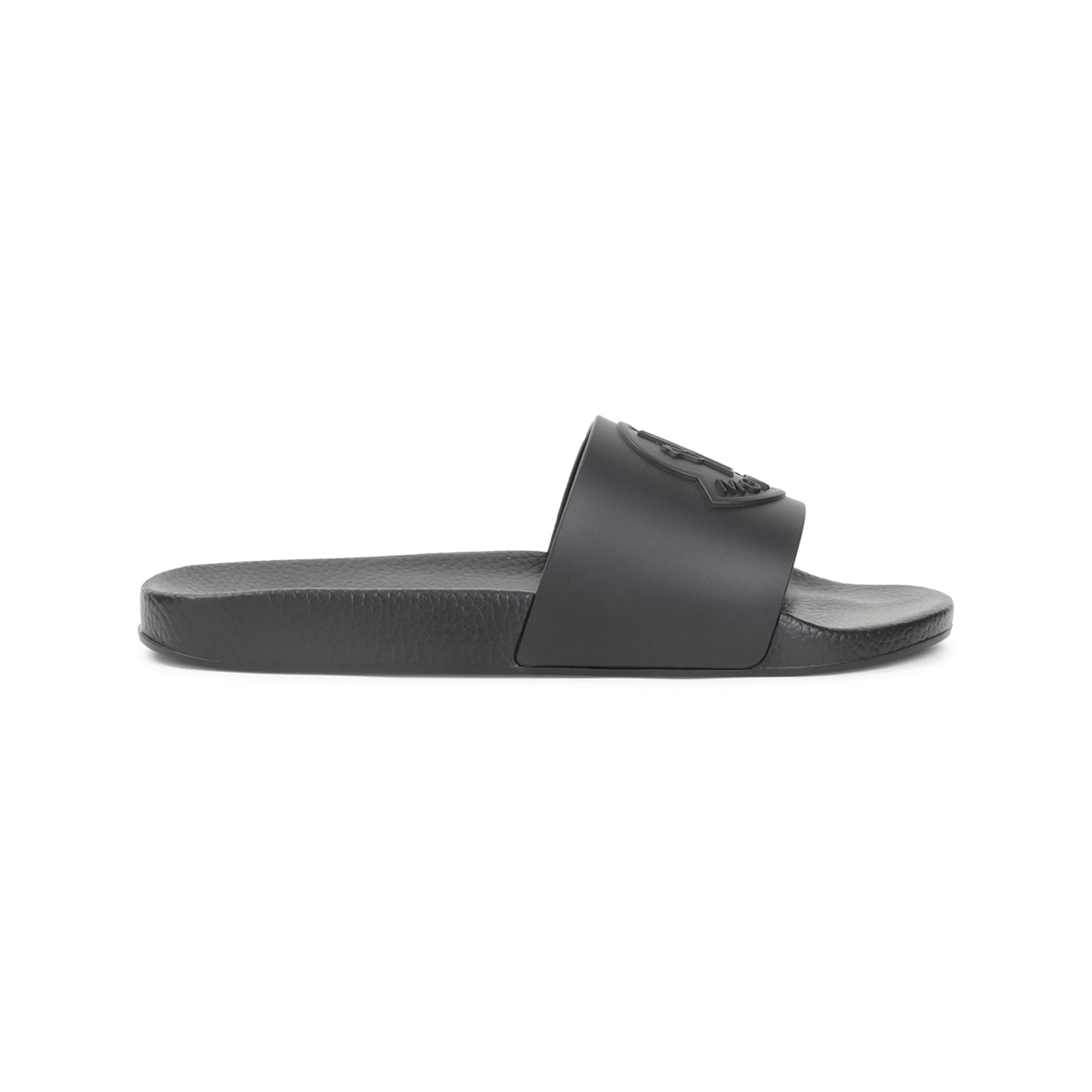 Elevated Black Slide Sandals