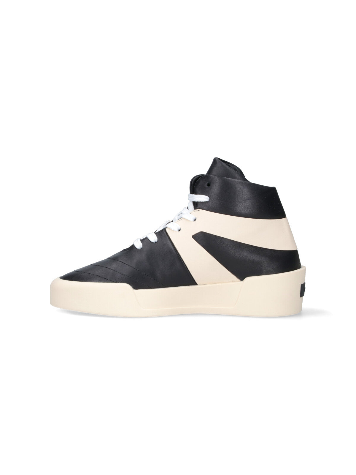"Basketball" High-Top Sneakers – Black