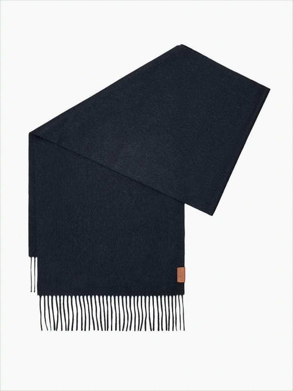 Cashmere Scarf With Fringed Ends